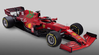 f1 hellenic fan club - F1 - Η νέα κατακόκκινη Ferrari SF21, με πράσινες πινελιές