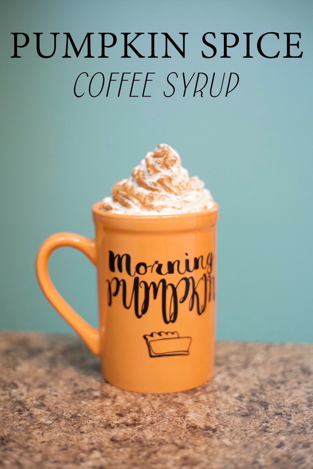 THE RUSTIC REDHEAD Pumpkin Spice Coffee Syrup