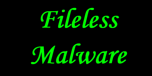 bestandsloze malware