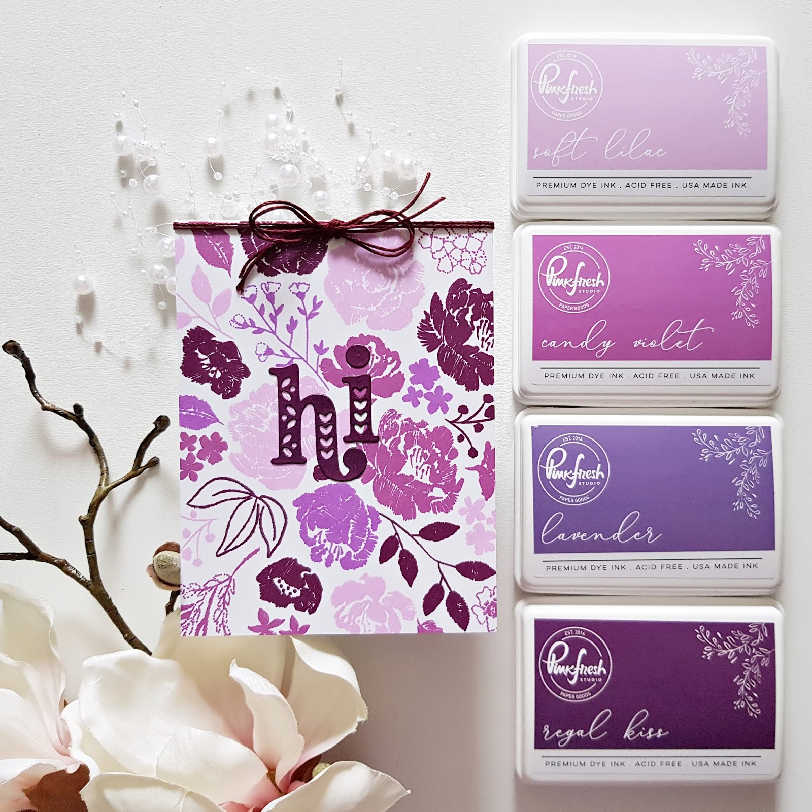 Premium Dye ink Pad : Soft lilac – Pinkfresh Studio