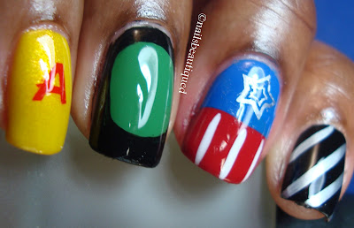 The Avengers Nail Art