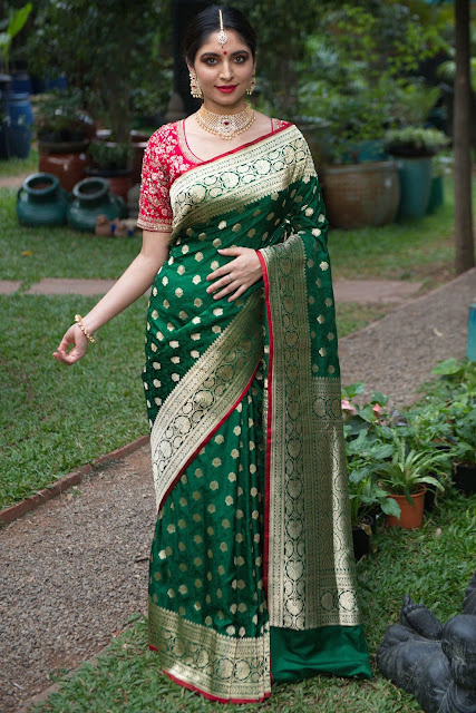  Designer Banarasi Wedding Silk Sarees