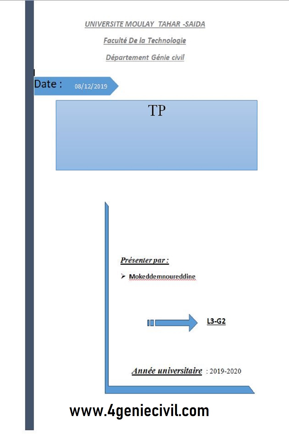 17+ page de garde word