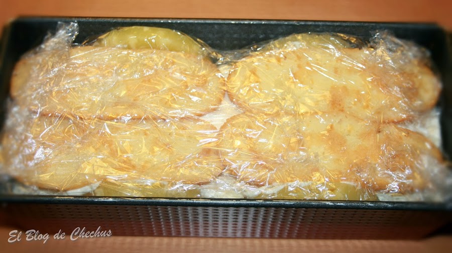 Postres, Semi frio de piña, El Blog de Chechus