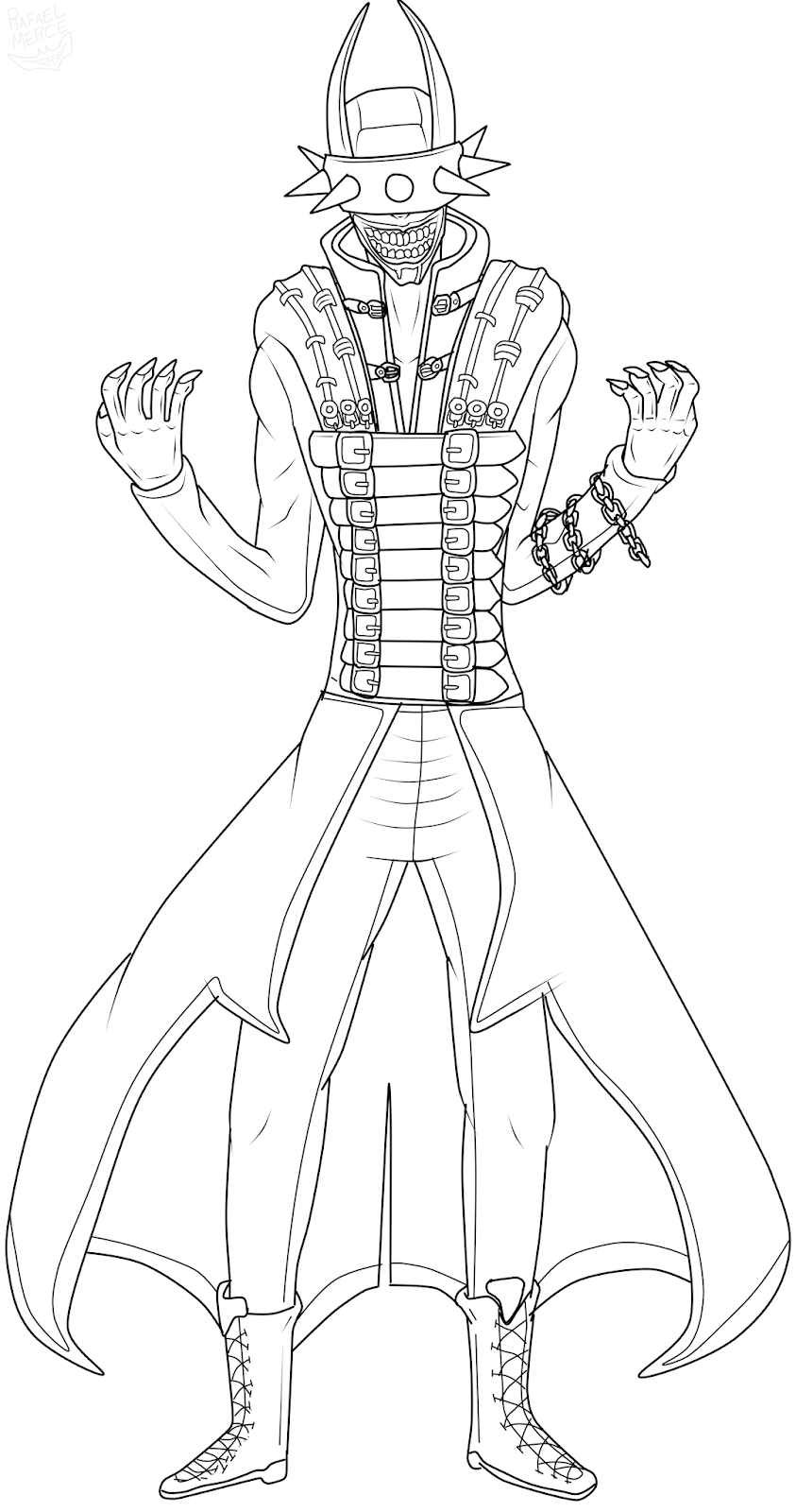 Rafael Merce Desenhos: Desenho-Batman Who Laughs-DC Comics