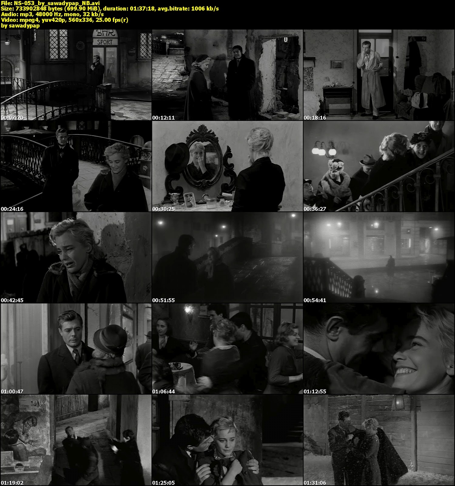 Noches Blancas [1957][DVDrip][Subtitulada]