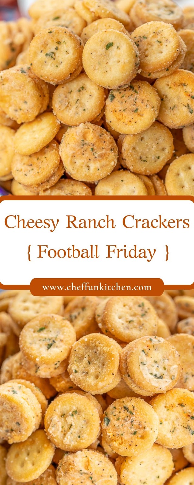 Cheesy Ranch Crackers - Football Friday Cheesy Ranch Crackers - Football Friday