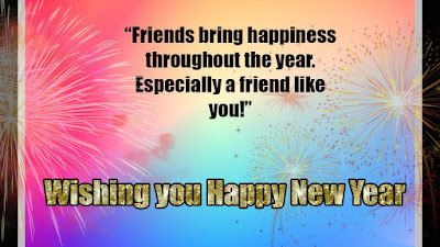 Happy New Year Wishes for Friends
