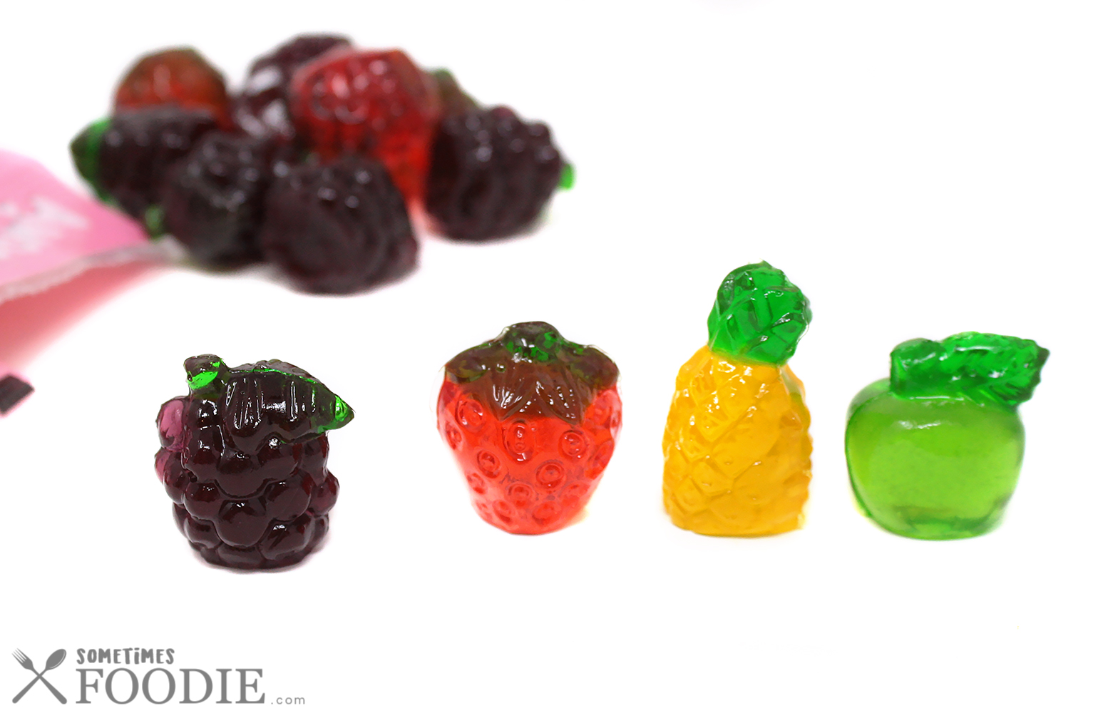 Sometimes Foodie: Tiny Burgers, Fries, and Fruits, Oh MY! - 4D Gummies