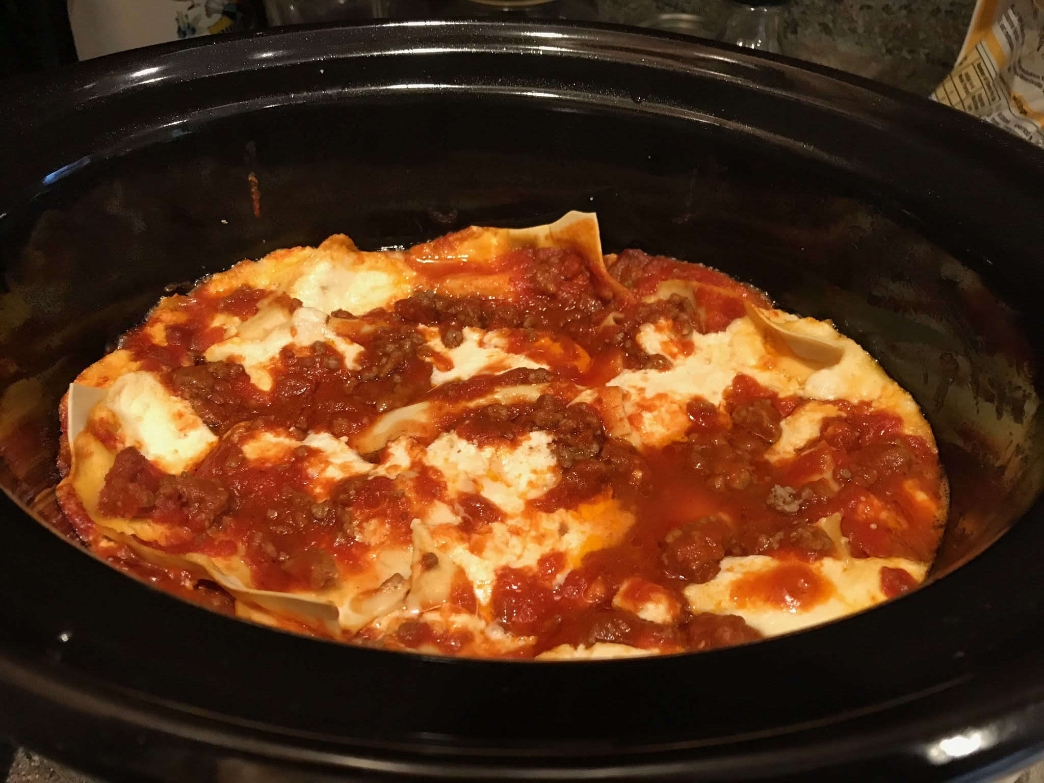 Slow Cooker Lasagna Julie's Creative Lifestyle