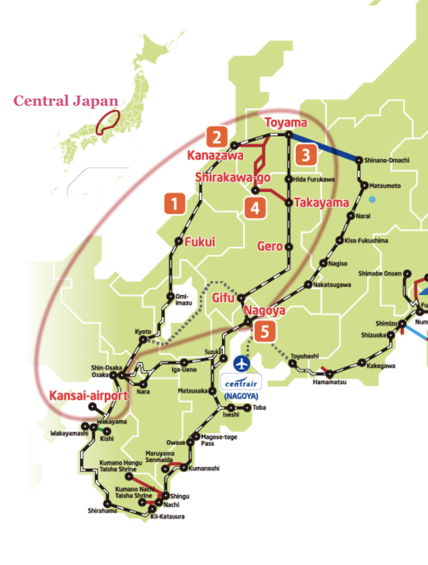 jr takayama hokuriku area tourist pass itinerary