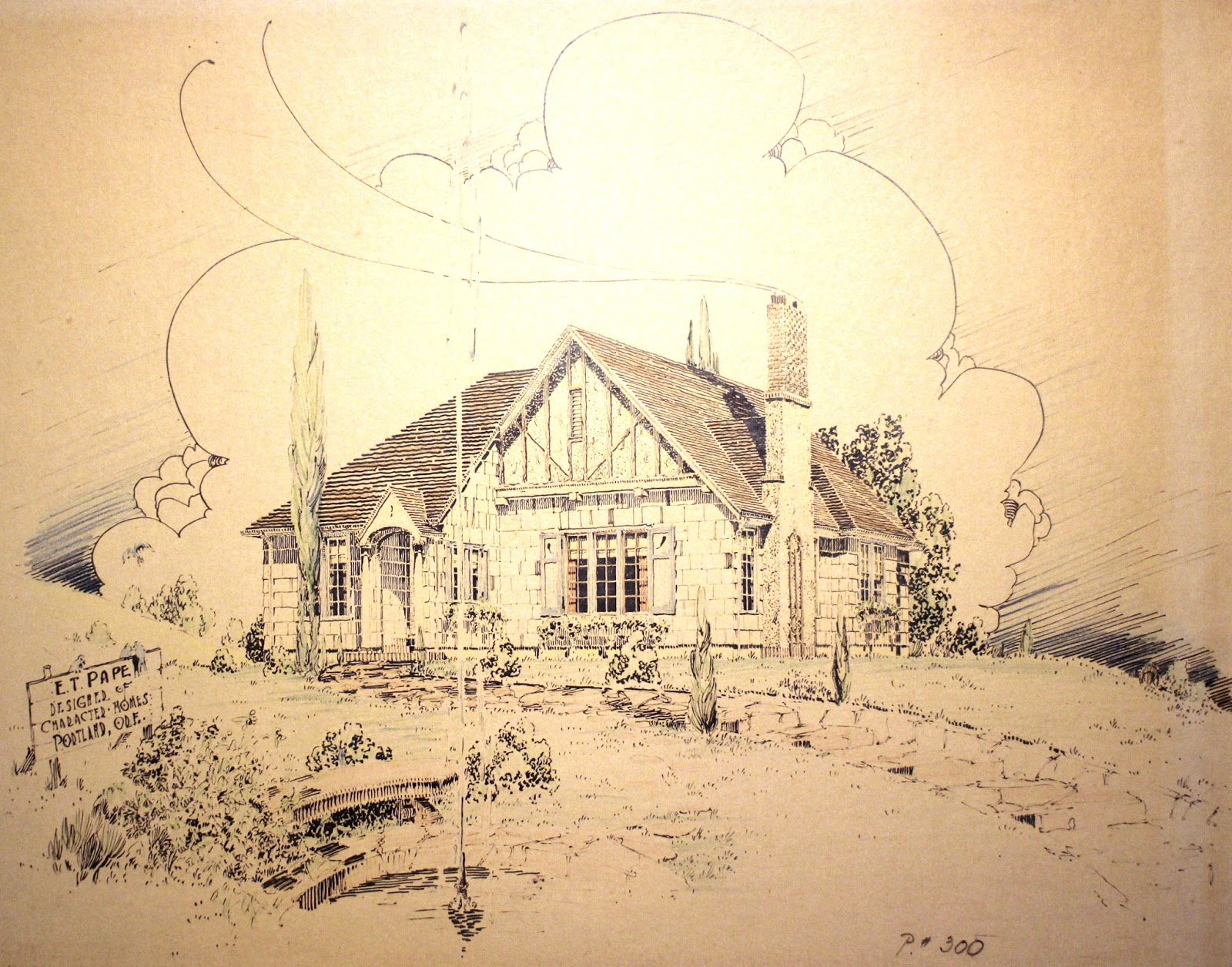 Abt Unk Sentimental Sunday A Drawing By Architect Ewald T Pape