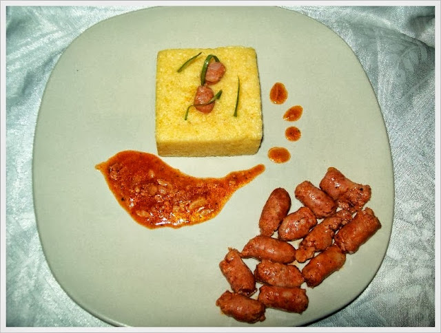 Mamaliguta cu carnati