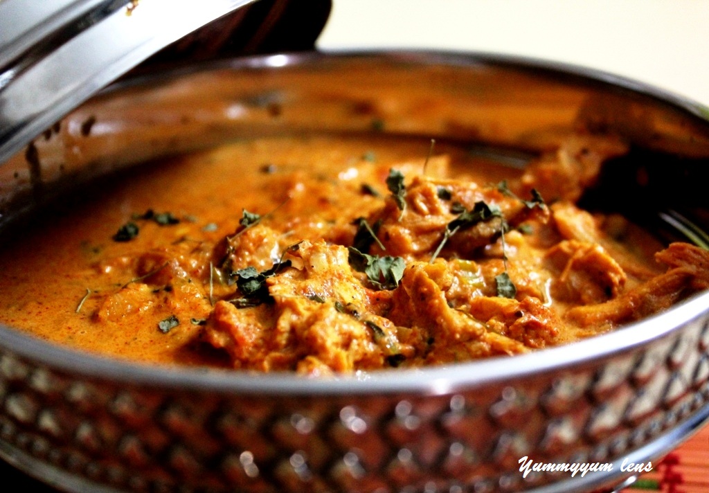 Yummy Yum Lens Quick Butter Chicken (From Leftover Chicken Roast)