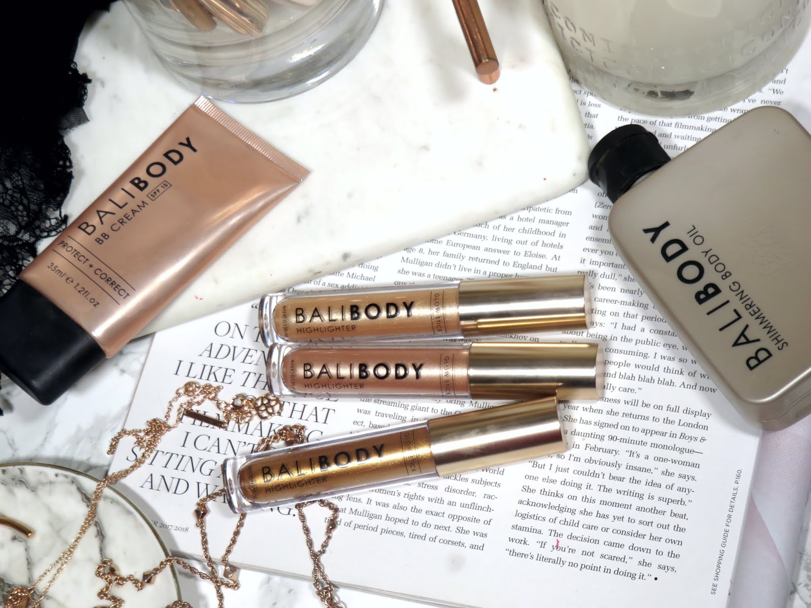 Bali Body Highlighter Sticks Review and Swatches