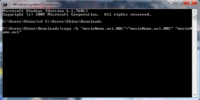 Join 001 And 002 Files