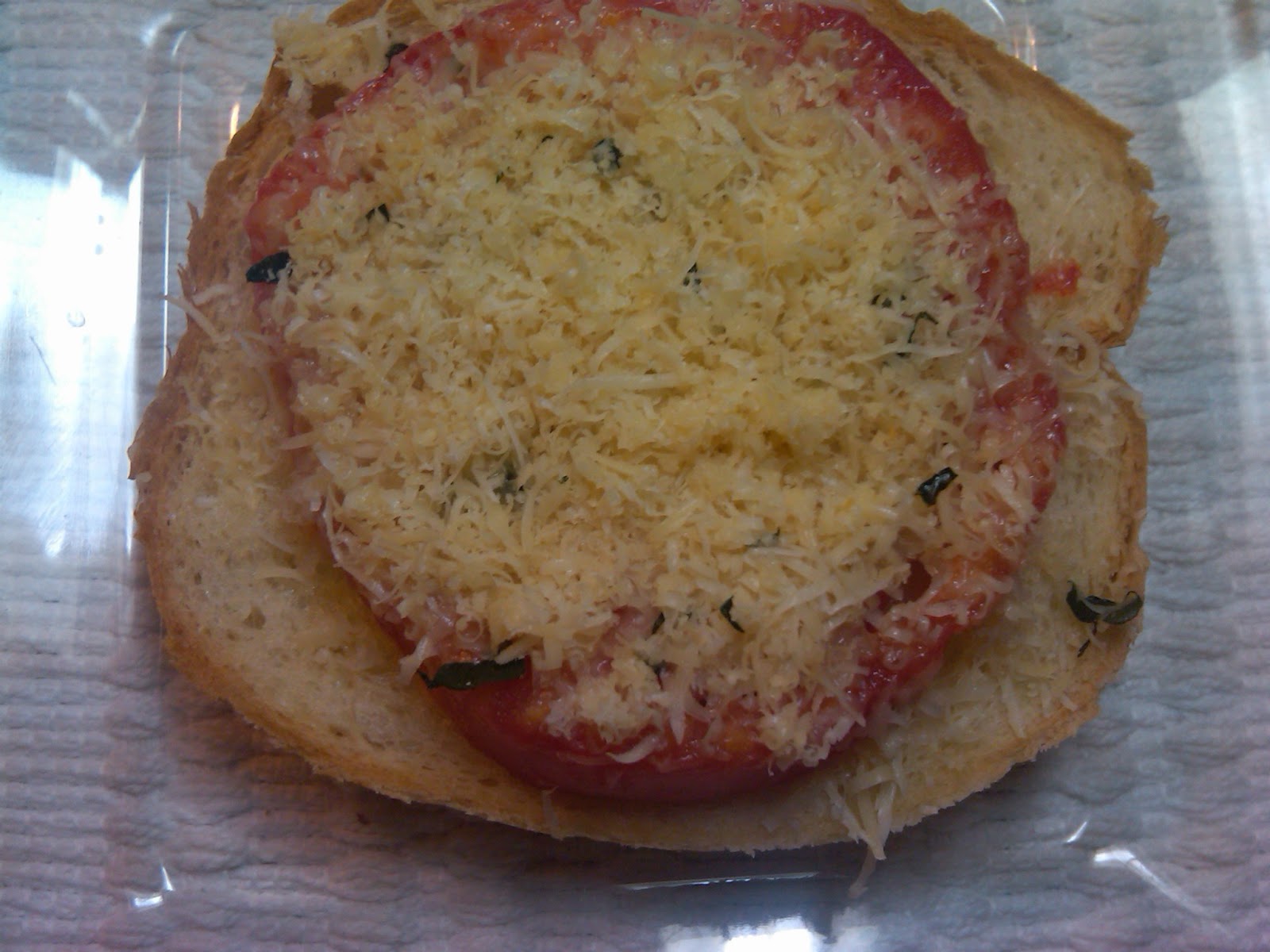 Michele's Woman Cave Baked Tomato & Garlic Bread