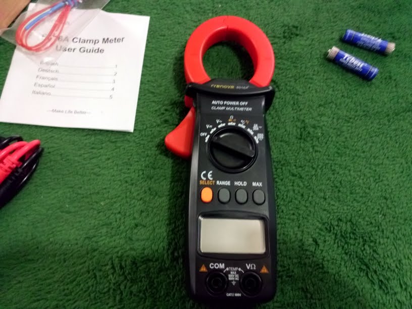 Crenova 6016A Clamp Meter Multimeter AutoRanging Ohm Volt Amp Diode