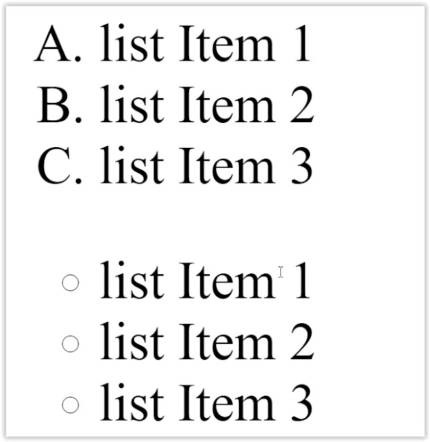 HTML List style and Nested Lists A.J.A Informatix