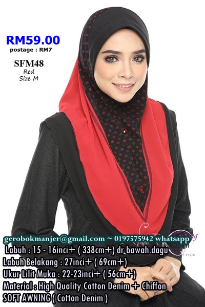 TUDUNG AFINA NUR KASIH SAIZ M