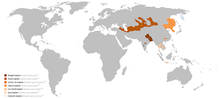 Çinhindi kaplanının dağılım haritası (5 numaralı bölge)
