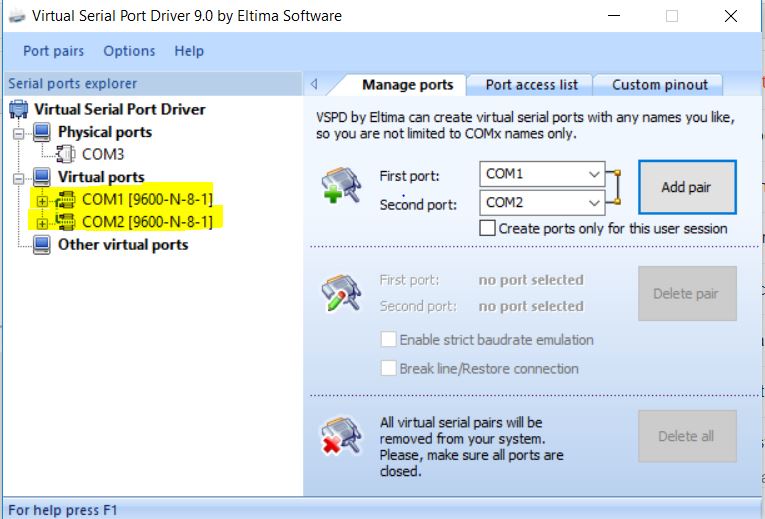 Serial port communication with Multiple Application Server