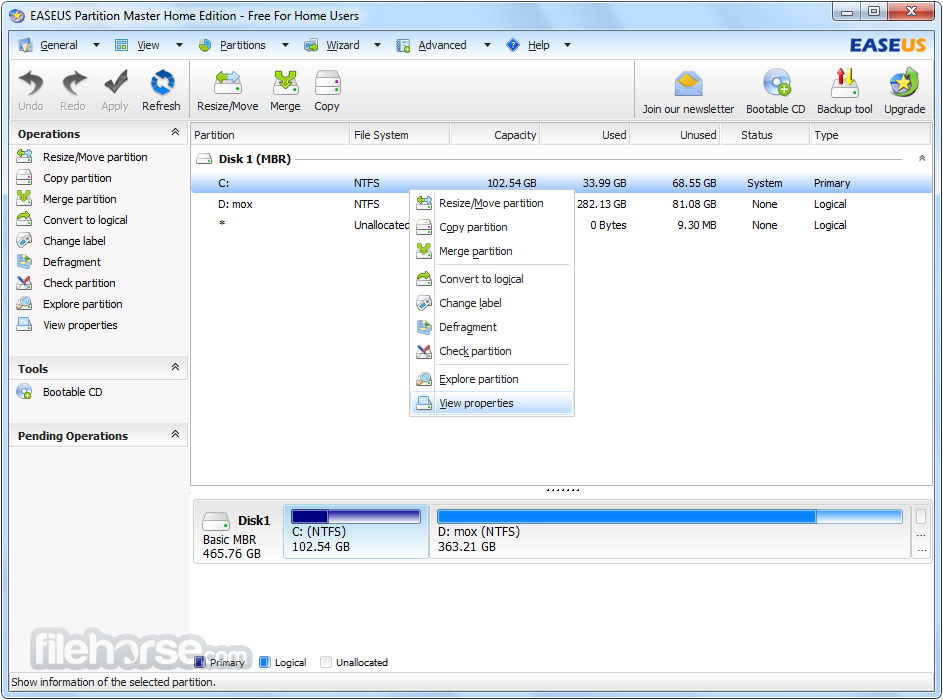 easeus partition master hdd to ssd