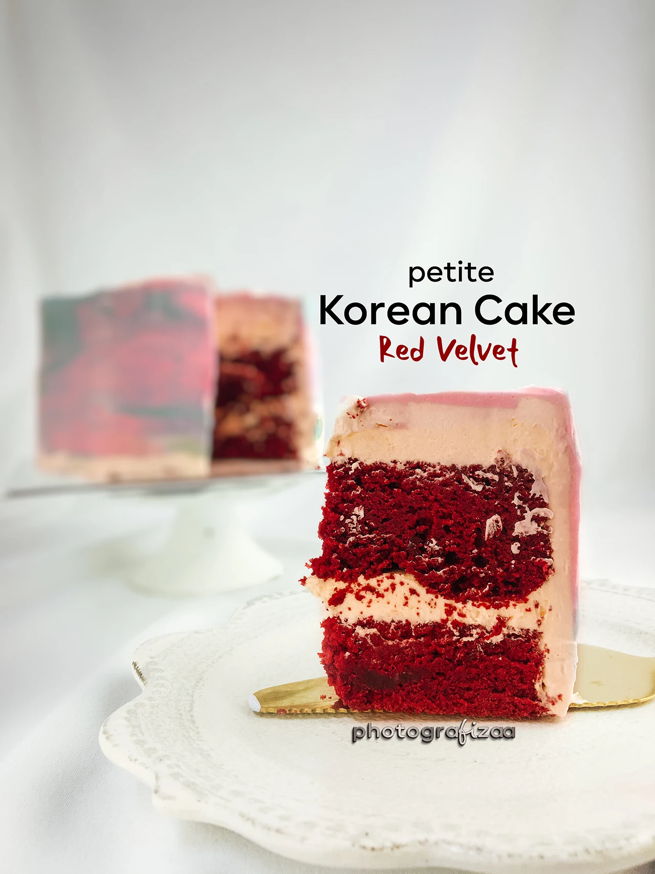 korean cake design-Red Velvet