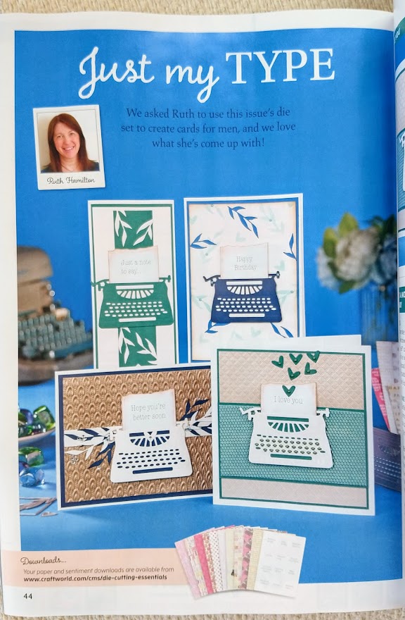 Die cutting Essentials mag issue 79 Free Craft Tutorial
