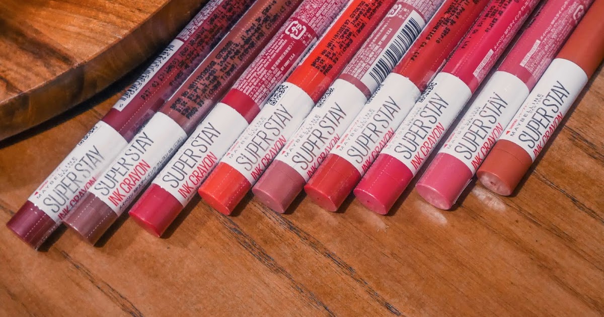 Super Stay Ink Crayon Full Shades - English - Jennitanuwijaya Beauty ...