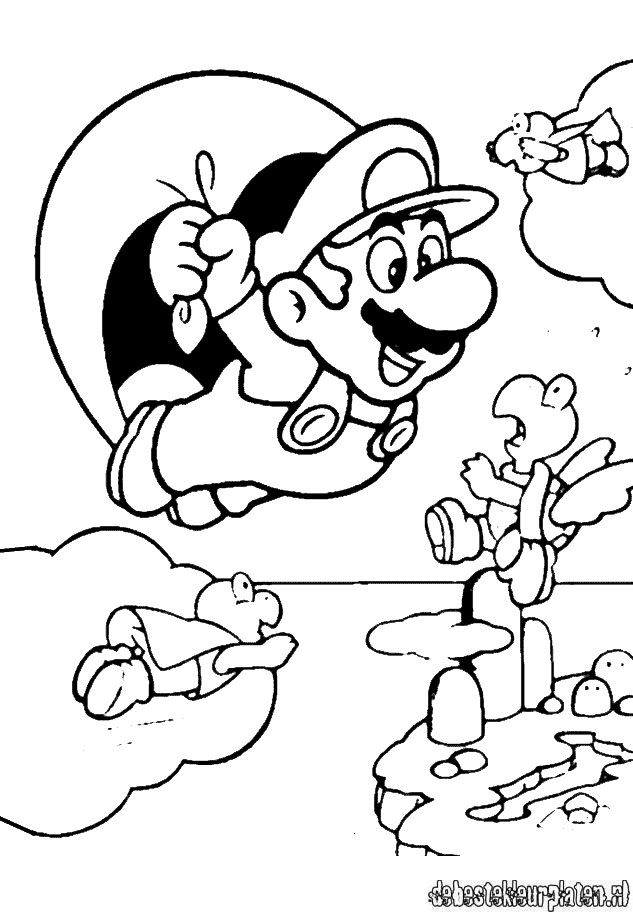 Mario Bros Coloring Pages - Coloring Pages