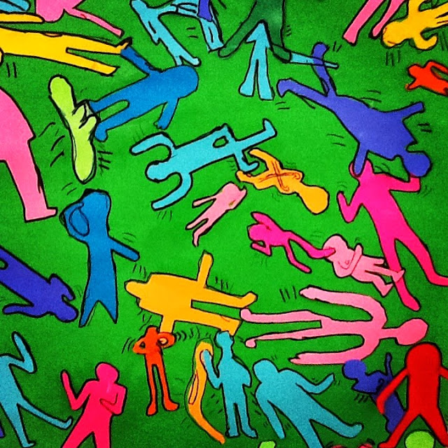 Monument Valley Regional Middle School Art Class: Keith Haring Dance Party!