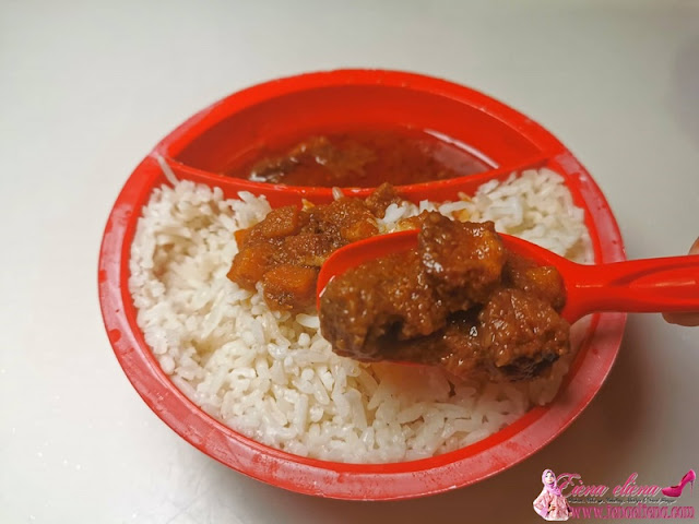 Asam Tumis Beef with Rice