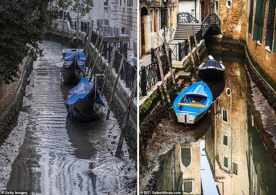 Los famosos canales de Venecia