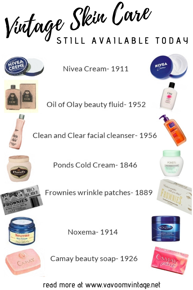 Vintage Skin Care Products That You Can Still Buy / VaVoom Vintage