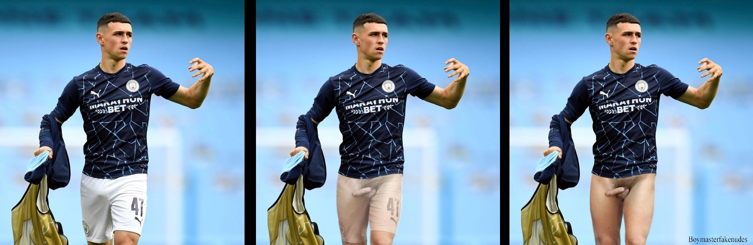 Phil Foden and Mason Greenwood get naked and show off their cocks.