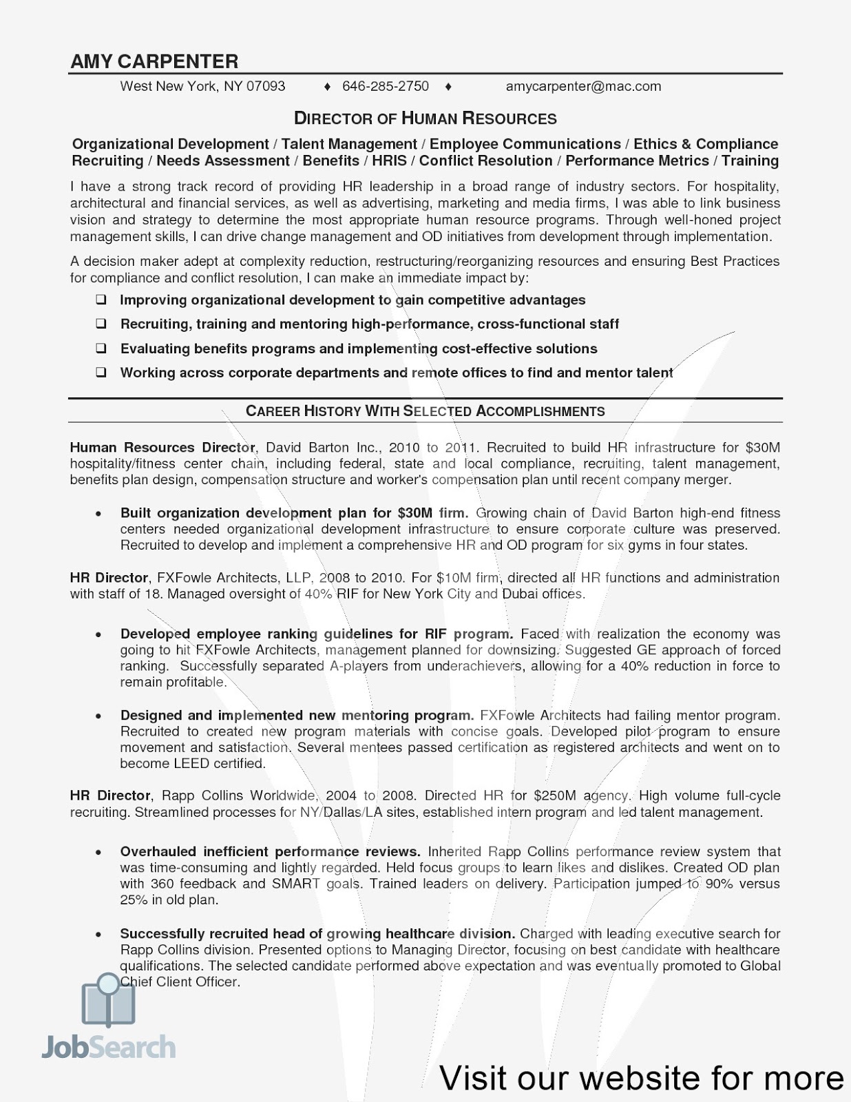 Data Warehouse Architect Resume 2020 Data Warehouse Sample ...