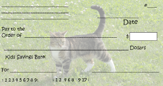 Free Clipart N Images: Printable Pretend Checks For Kids