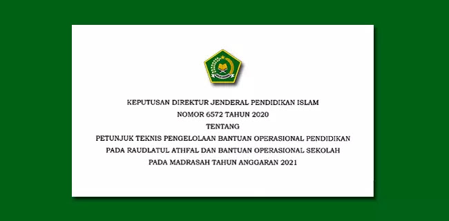 Juknis Bos Madrasah Mi Mts Ma Mak Dan Bop Ra Tahun 2021 Berkas Edukasi