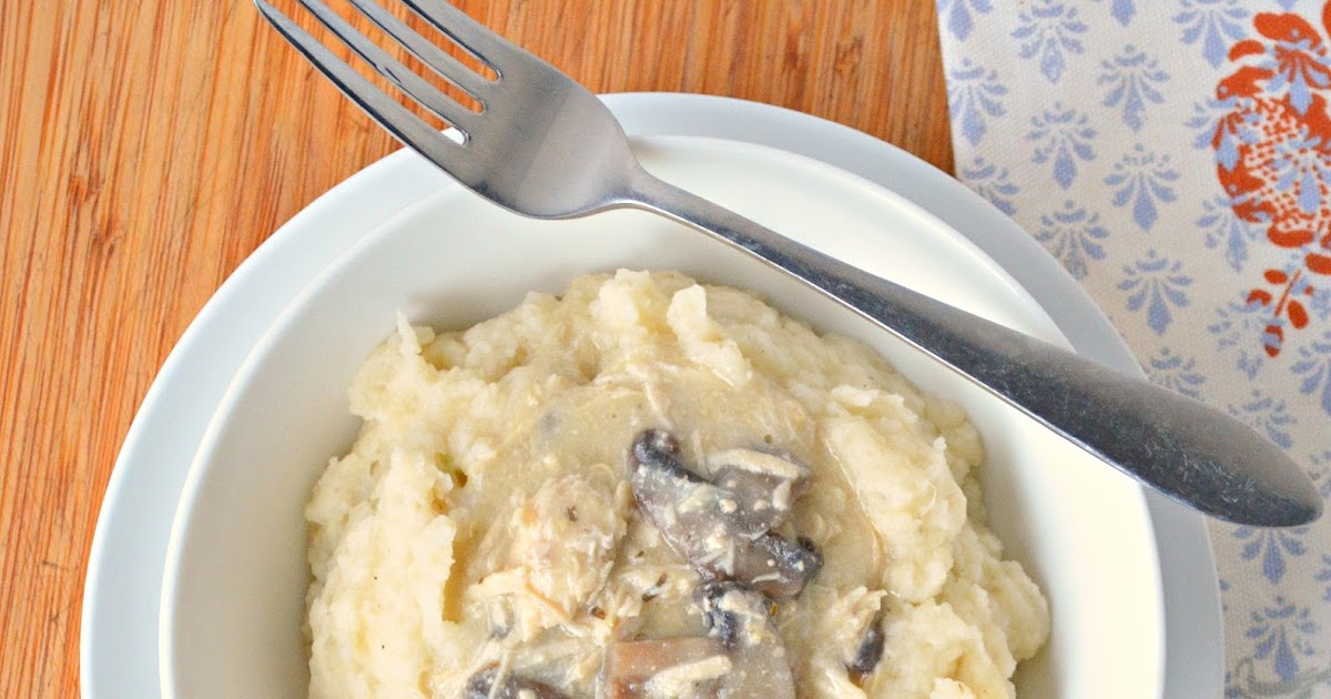 CrockPot Chicken And Mushroom Gravy With Tarragon Serena Bakes