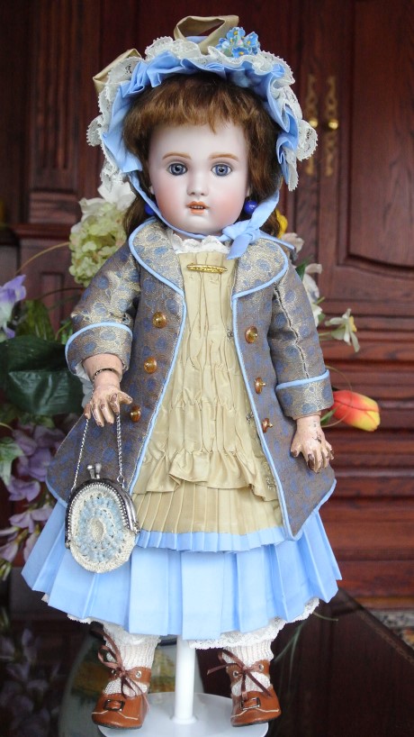 Antique SFBJ 60 French Doll // Fashion Bisque Doll With 