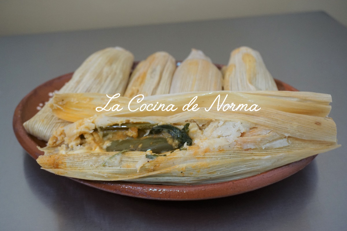 TAMALES DE RAJAS CON QUESO OAXACA La Cocina de Norma