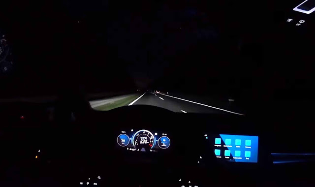 Vídeo: Novo VW Golf GTE Mk8 a 232 km/h Autobahn à noite