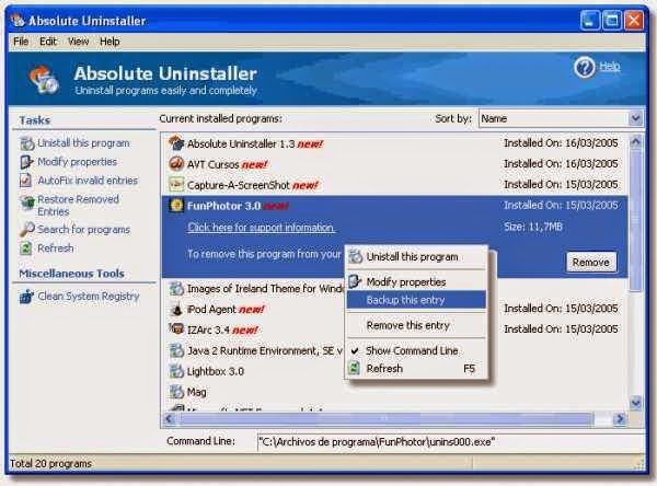 absolute uninstaller absolute uninstaller