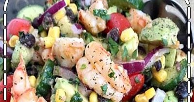 Cilantro Lime Shrimp And Avocado Salad Healthy Living And Lifestyle
