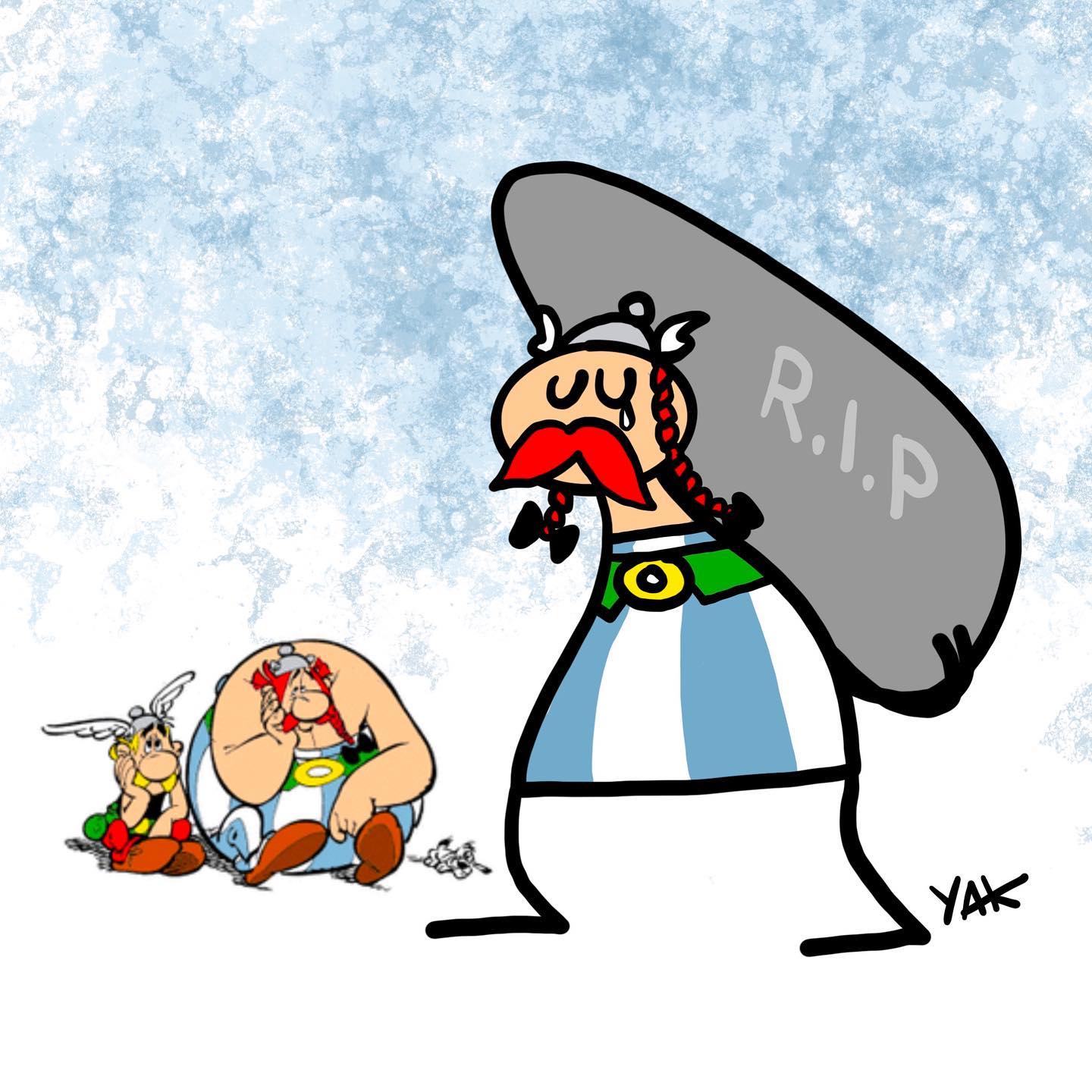 RIP Uderzo , grand dessinateur des aventures d'Astérix et Obélix