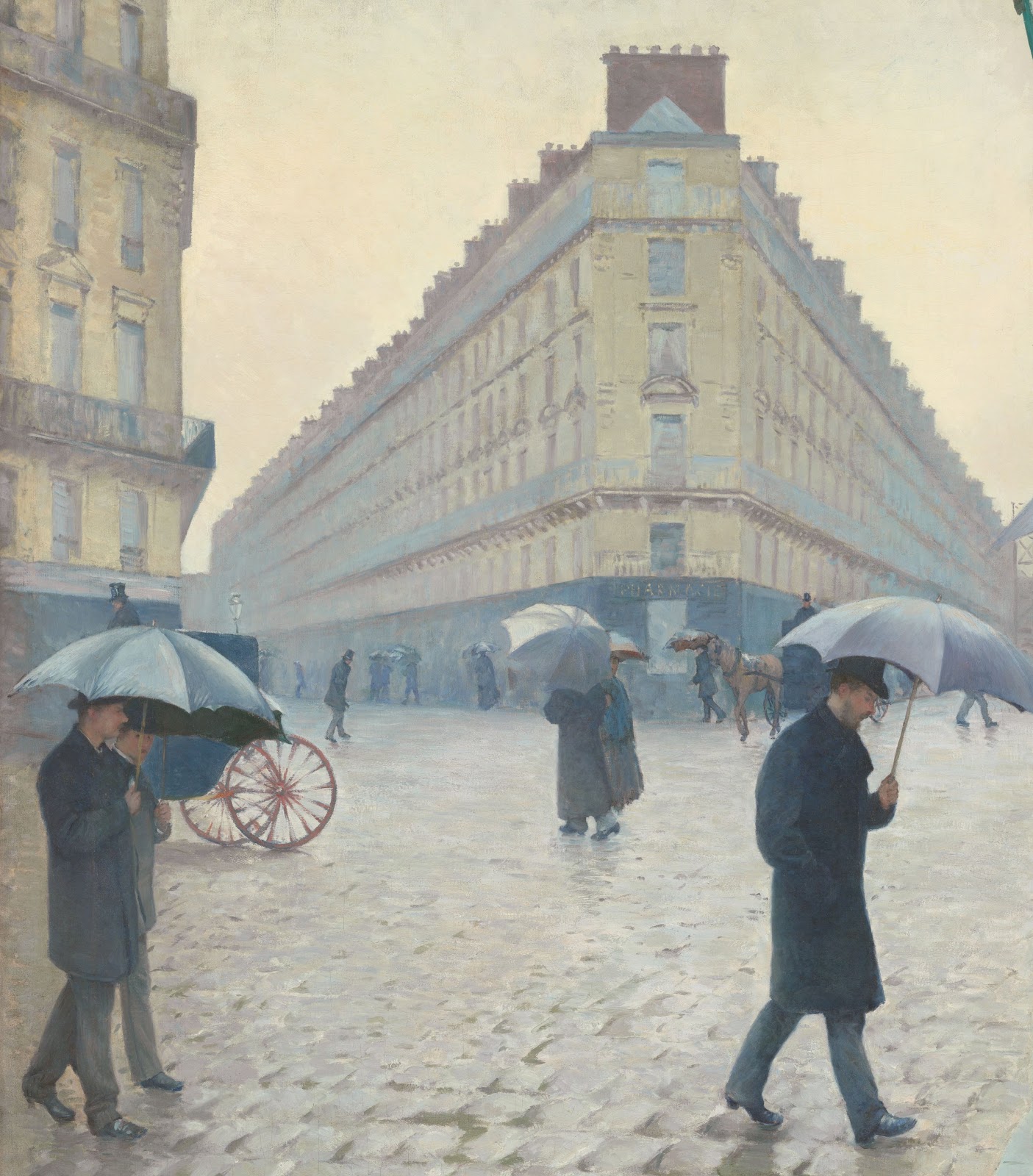 Gustave Caillebotte Paris Street Rainy Day 1877 Tutt Art