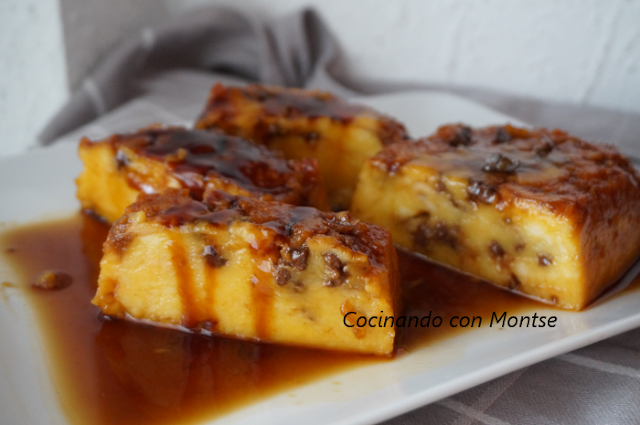 Pudin De Pan Con Chocolate Y Naranja Sin Horno
