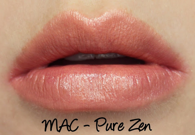 MAC Enchanted Eve - Coral Lip Palette Pure Zen Swatches & Review