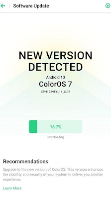  إصدار تحديث  Android 10 ColorOS 7 مستقر لـهاتف Oppo Reno2 F في الهند ومناطق أخرى  في 25 مايو